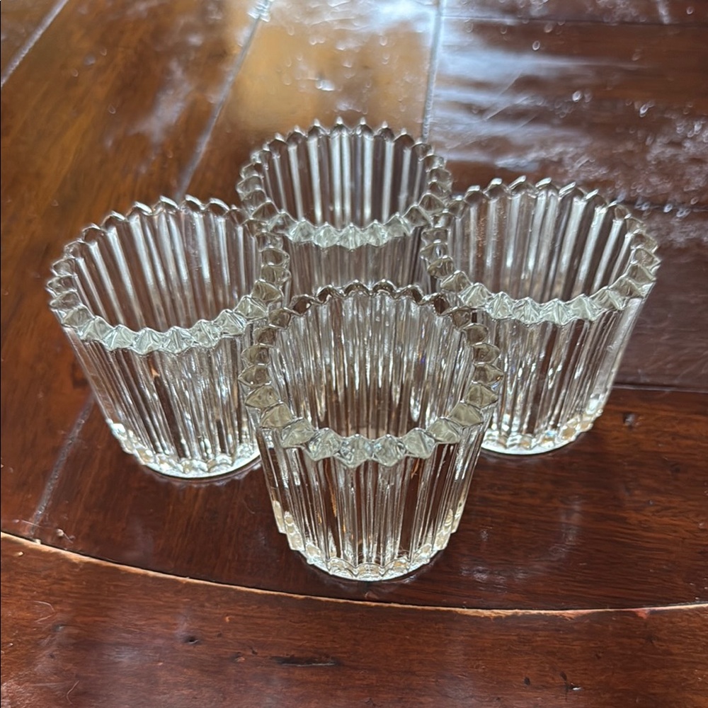 Elegant Clear Glass Votive Holders